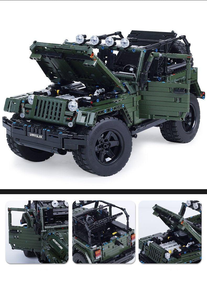 Jeep Wrangler 2096pcs-Building Blocks set -Turbo Moc