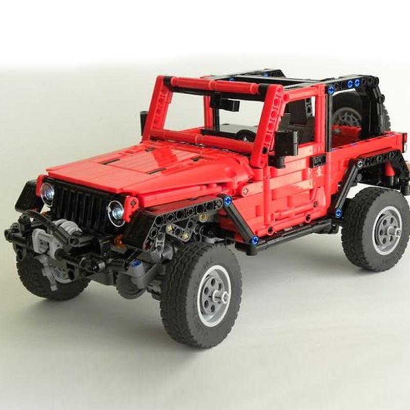 Jeep Wrangler 4x4 | 1371pcs-Building Blocks set -Turbo Moc