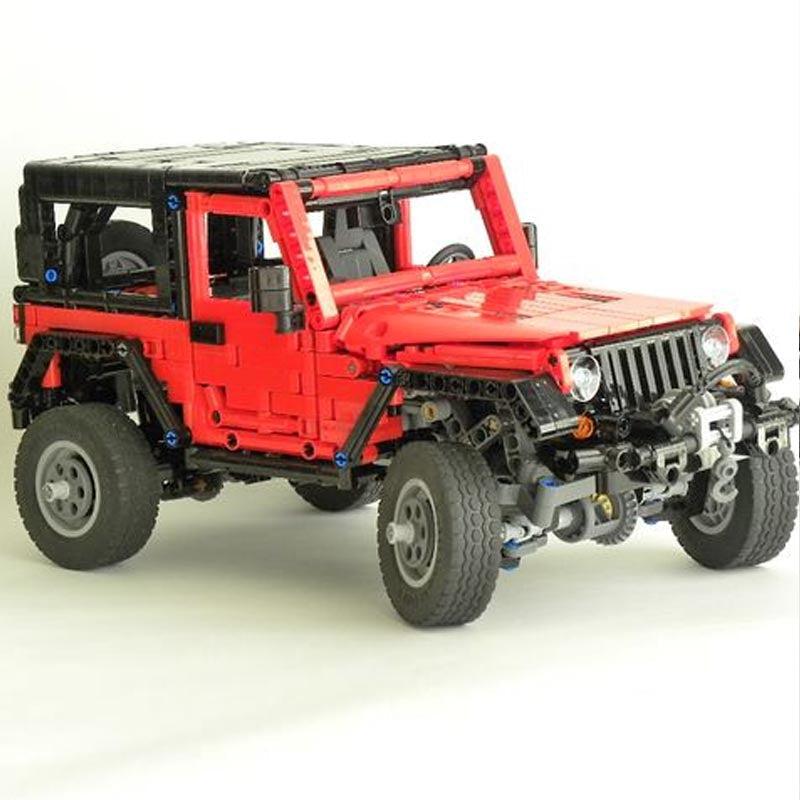 Jeep Wrangler 4x4 | 1371pcs-Building Blocks set -Turbo Moc