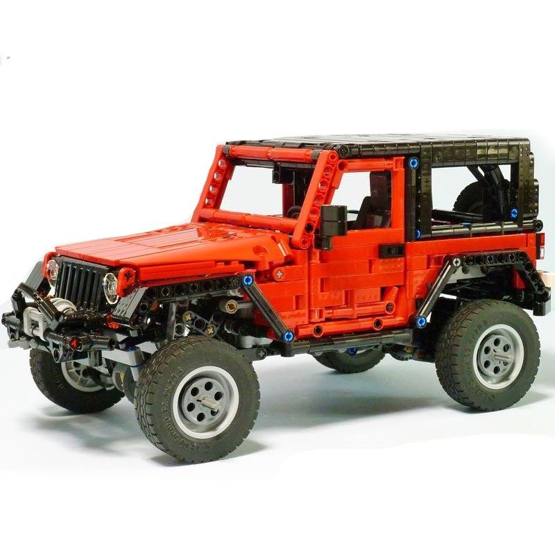 Jeep Wrangler 4x4 | 1371pcs-Building Blocks set -Turbo Moc