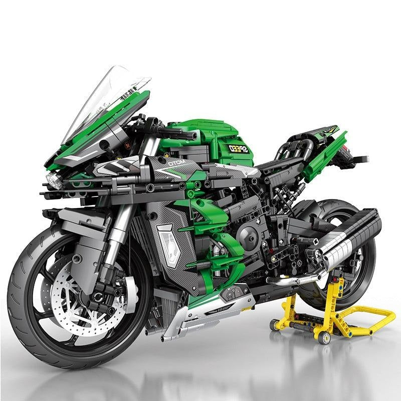 Kawasaki H2 SX 2088pcs-Building Blocks set -Turbo Moc