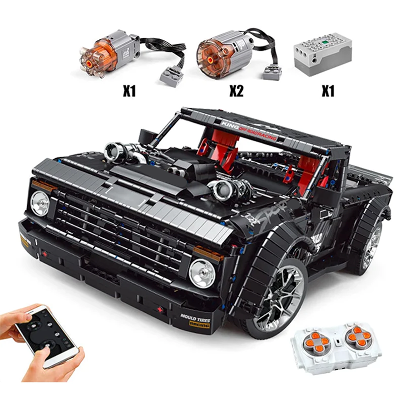 Ken Block Ford F150 Hoonitruck 3694pcs-Building Blocks set -Turbo Moc