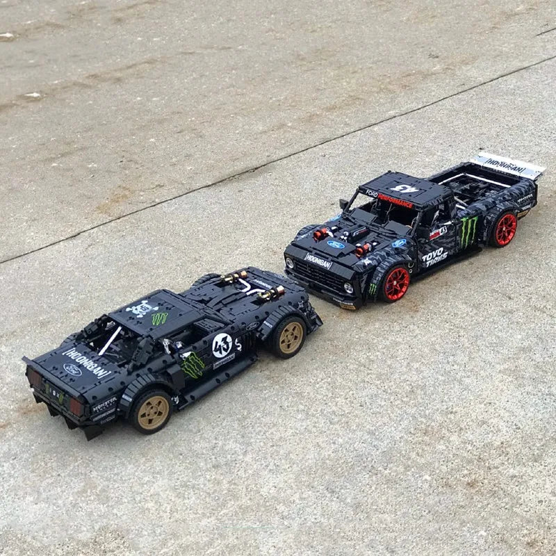 Ken Block's Ford F-150 Hoonitruck | 3433pcs-Building Blocks set -Turbo Moc