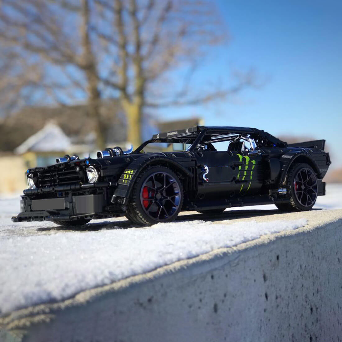 Ken Block's Ford Mustang 1,400BHP Gymkhana | 3145pcs-Building Blocks set -Turbo Moc