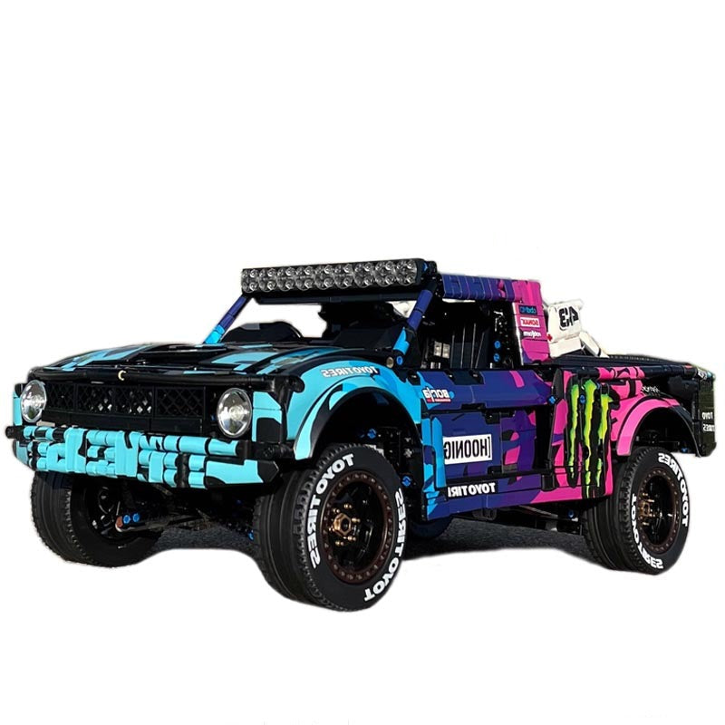 Ken Block's Ford Raptor Hoonigan Baja Truck 1:8 | 2473pcs-Building Blocks set -Turbo Moc