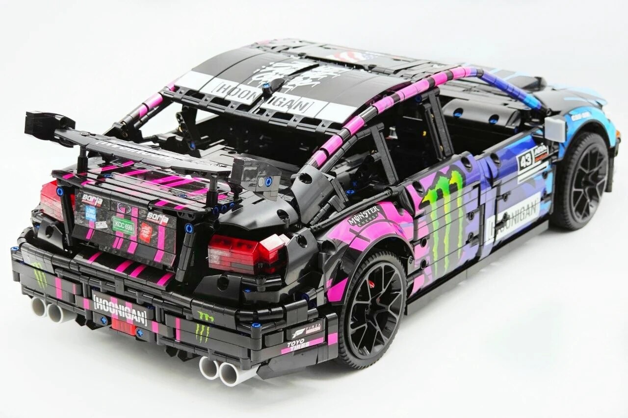 Ken Block's Subaru WRX STI Hoonigan 3707pcs-Building Blocks set -Turbo Moc