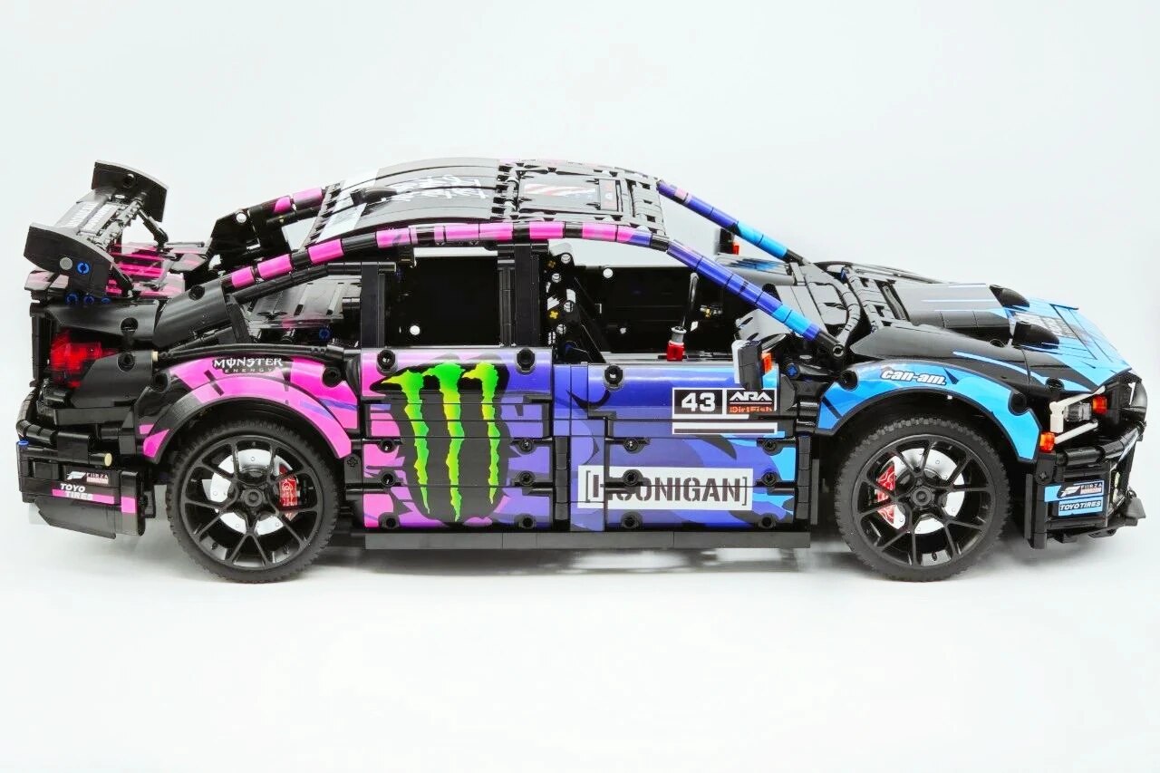 Ken Block's Subaru WRX STI Hoonigan 3707pcs-Building Blocks set -Turbo Moc