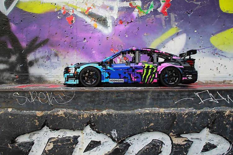 Ken Block's Subaru WRX STI Hoonigan 3707pcs-Building Blocks set -Turbo Moc