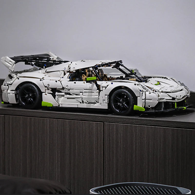 Koenigsegg Jesko 4346pcs-Building Blocks set -Turbo Moc