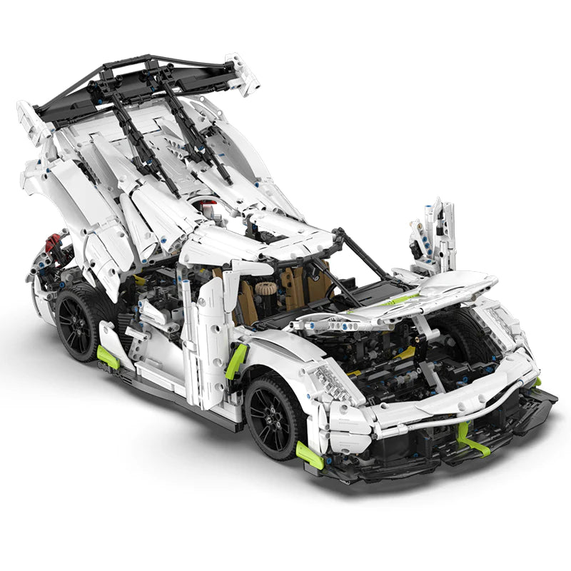 Koenigsegg Jesko 4346pcs-Building Blocks set -Turbo Moc