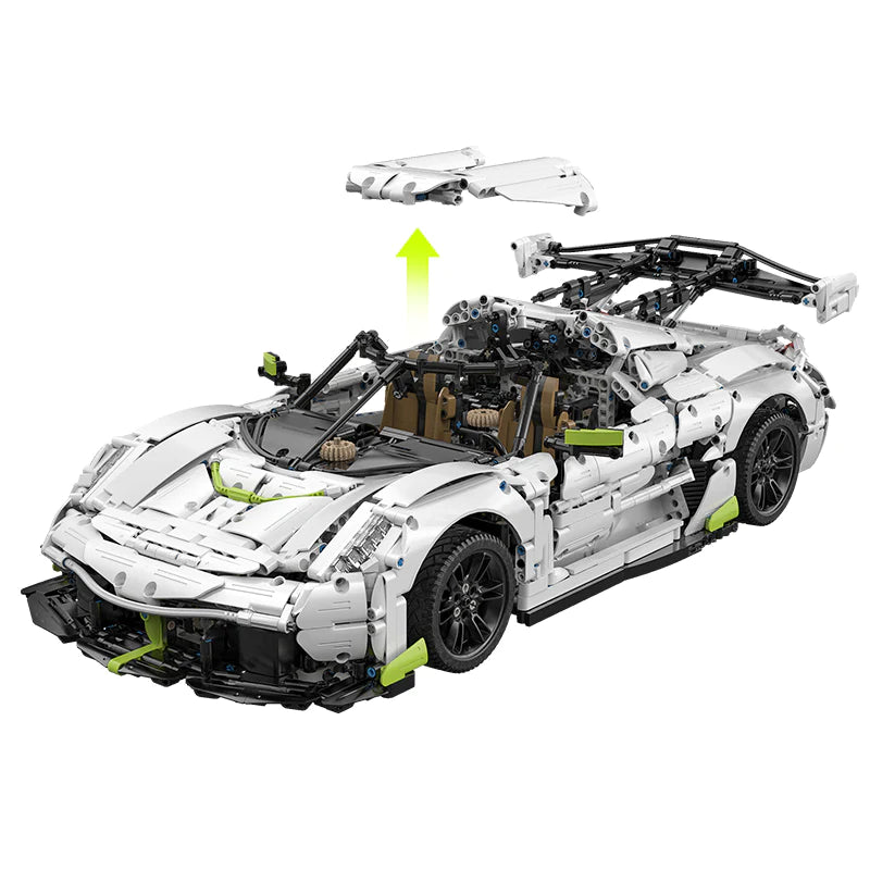 Koenigsegg Jesko 4346pcs-Building Blocks set -Turbo Moc