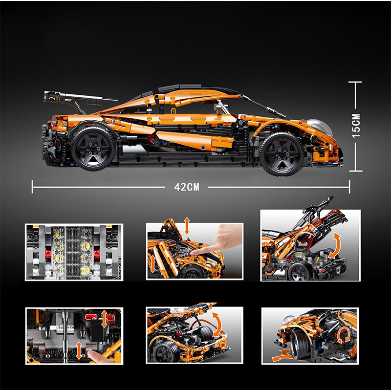 Koenigsegg One-1 3055pcs-Building Blocks set -Turbo Moc