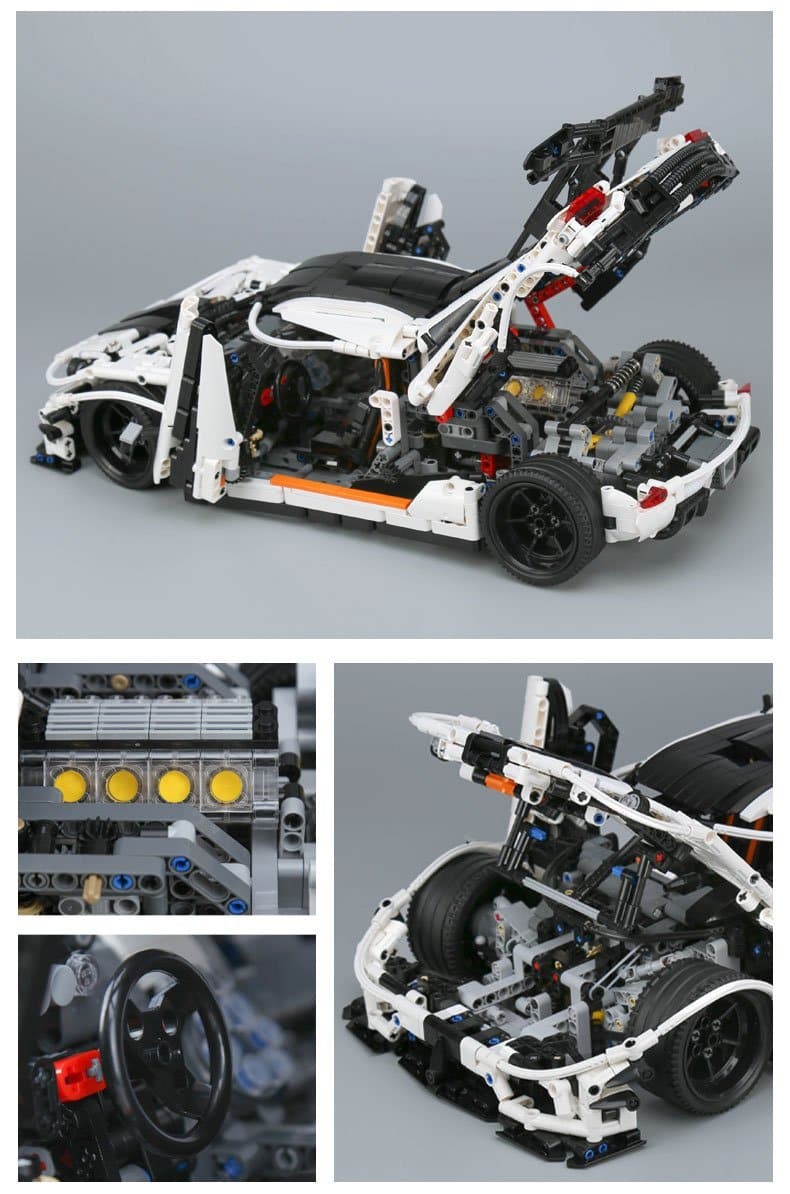 Koenigsegg One:1 | 3021pcs-Building Blocks set -Turbo Moc