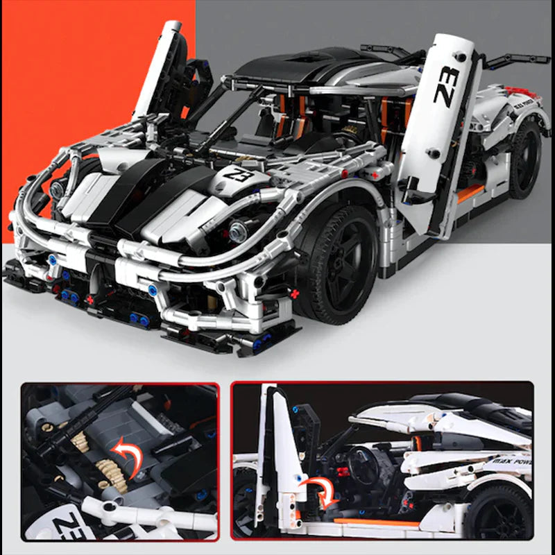 Koenigsegg One:1 | 3021pcs-Building Blocks set -Turbo Moc