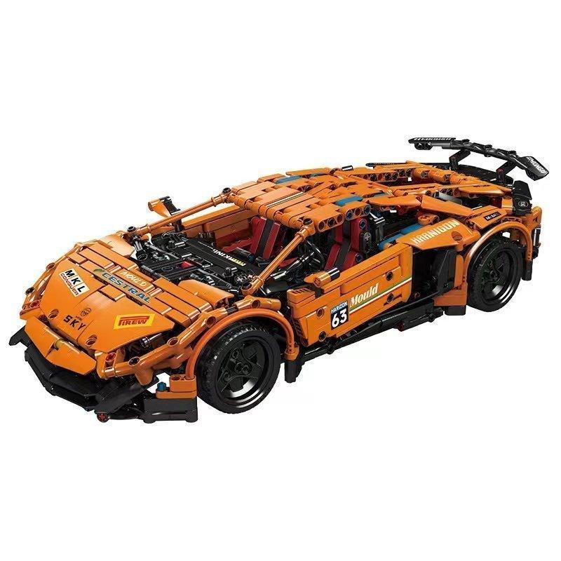 Lamborghini Aventador SVJ 1608pcs-Building Blocks set -Turbo Moc