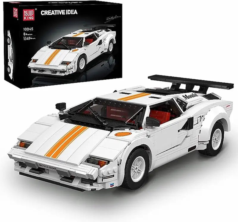 Lamborghini Countach 1349pcs-Building Blocks set -Turbo Moc