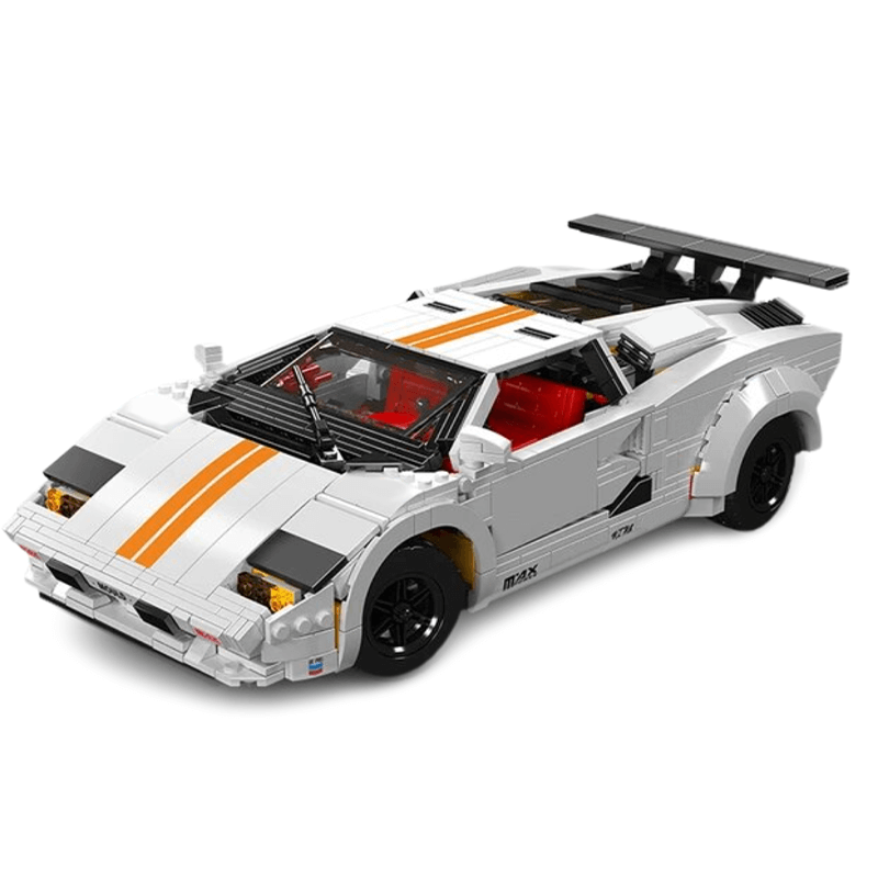 Lamborghini Countach Remote Controlled 1383pcs-Building Blocks set -Turbo Moc