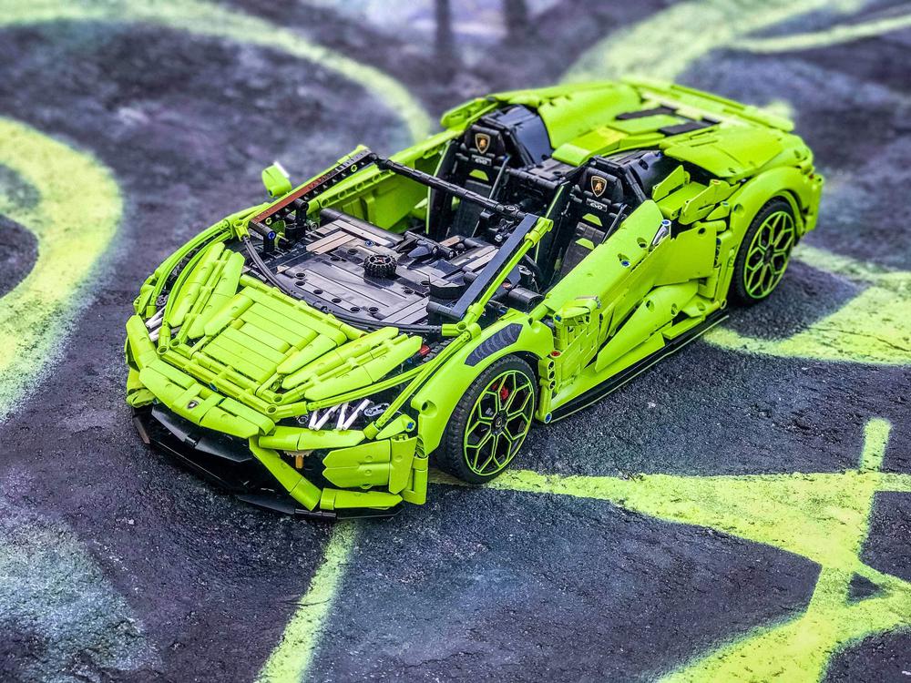 Lamborghini Huracan EVO Spyder | 3557pcs-Building Blocks set -Turbo Moc