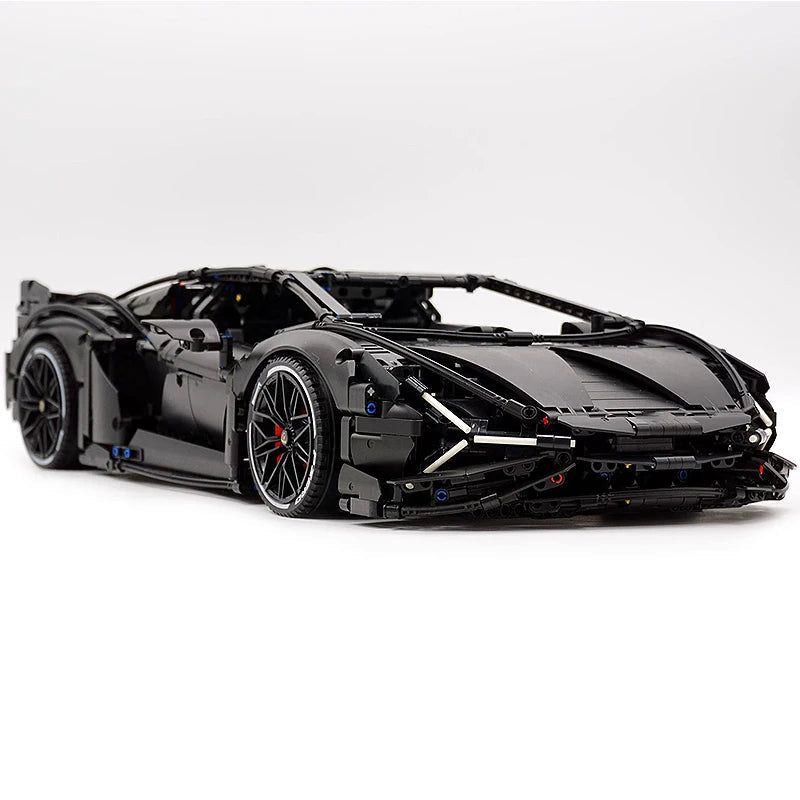 Lamborghini Sian FKP37 Black Edition 3696pcs-Building Blocks set -Turbo Moc