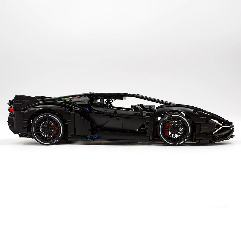 Lamborghini Sian FKP37 Black Edition 3696pcs-Building Blocks set -Turbo Moc