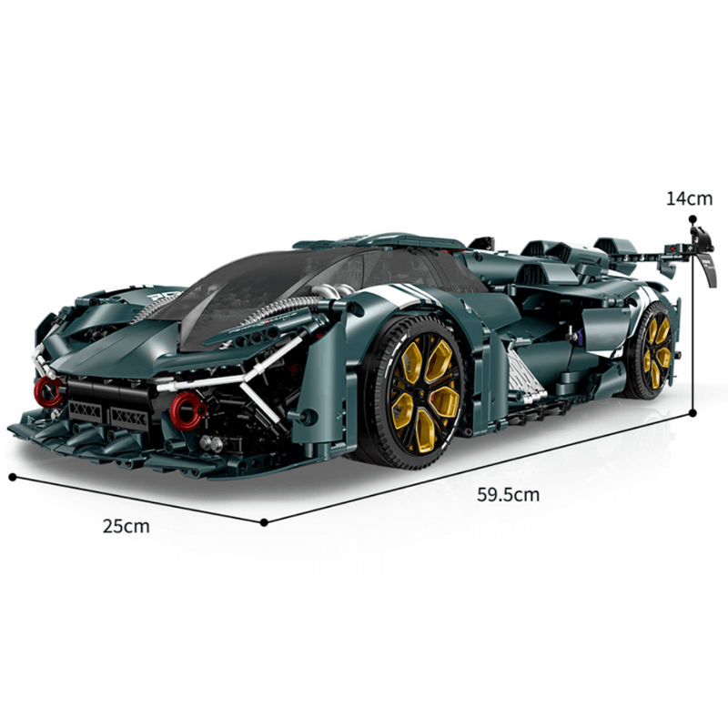 Lamborghini Terzo Millennio V2 3465pcs-Building Blocks set -Turbo Moc