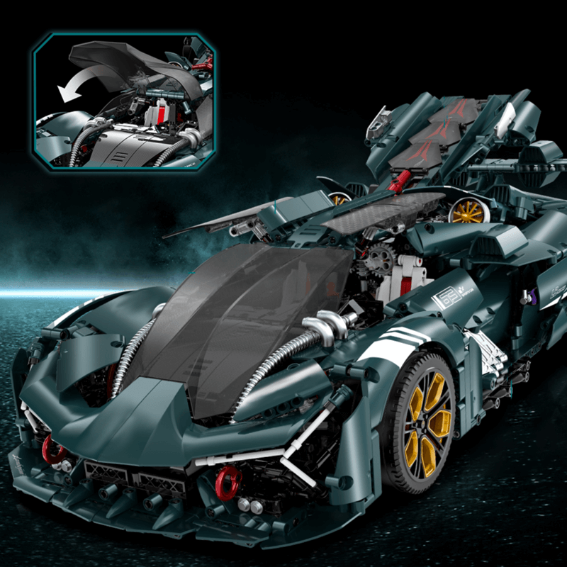 Lamborghini Terzo Millennio V2 3465pcs-Building Blocks set -Turbo Moc