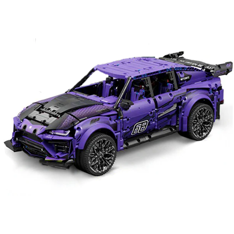 Lamborghini Urus Satin Purple 2374pcs-Building Blocks set -Turbo Moc