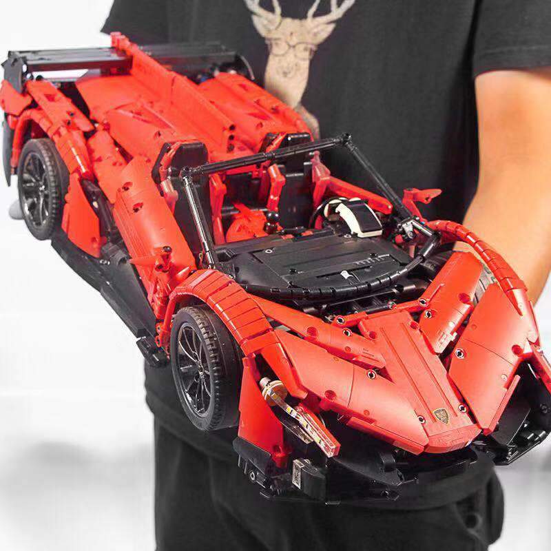 Lamborghini Veneno Roadster 3427pcs-Building Blocks set -Turbo Moc