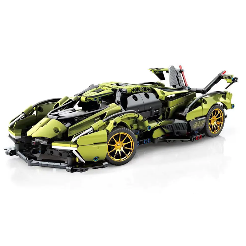 Lamborghini Vision V12 1038pcs-Building Blocks set -Turbo Moc