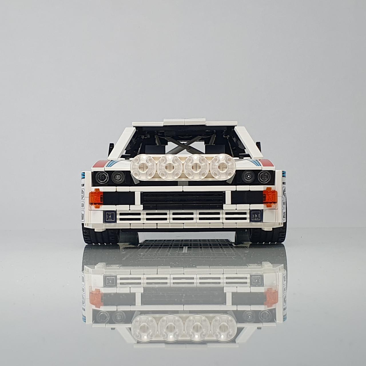 Lancia Delta HF Integrale 16V | 1309pcs-Building Blocks set -Turbo Moc