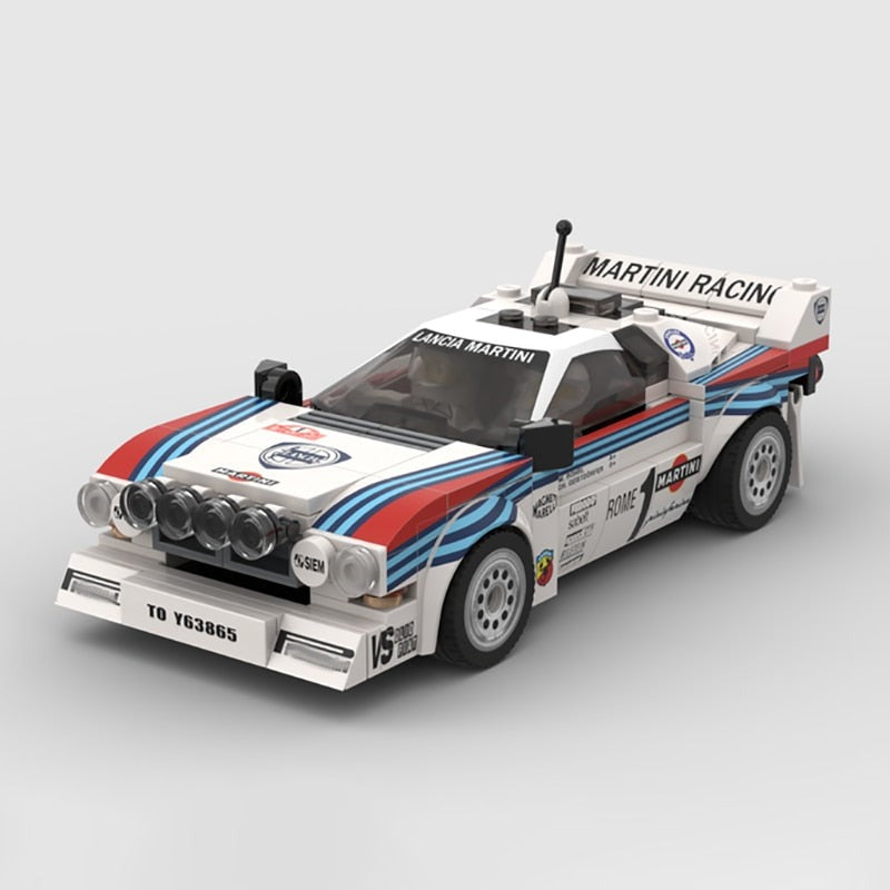 Lancia Rally 037 Martini Racing 1983 (Walter Röhrl - Christian Geistdörfer) | 244pcs-Building Blocks set -Turbo Moc