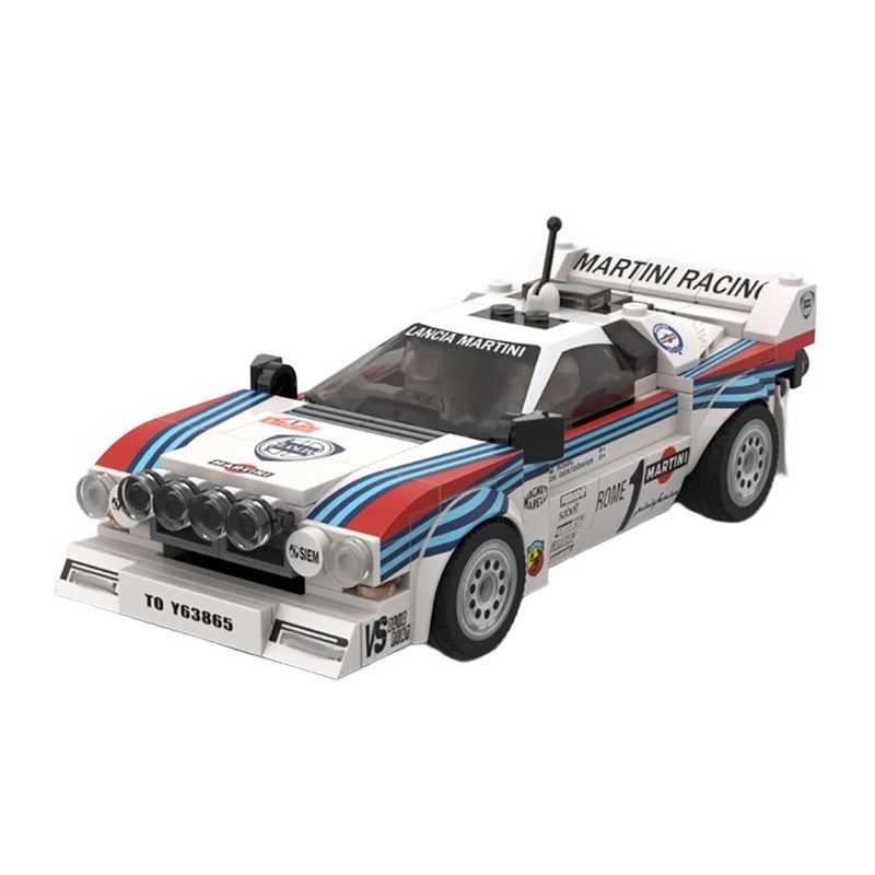 Lancia Rally 037 Martini Racing 1983 (Walter Röhrl - Christian Geistdörfer) | 244pcs-Building Blocks set -Turbo Moc