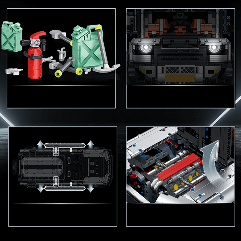 Land Rover Defender 110 D250 5267pcs-Building Blocks set -Turbo Moc