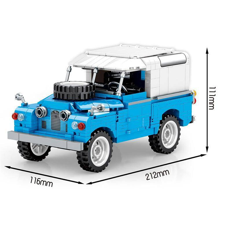 Land Rover serie IIA 88 730pcs-Building Blocks set -Turbo Moc