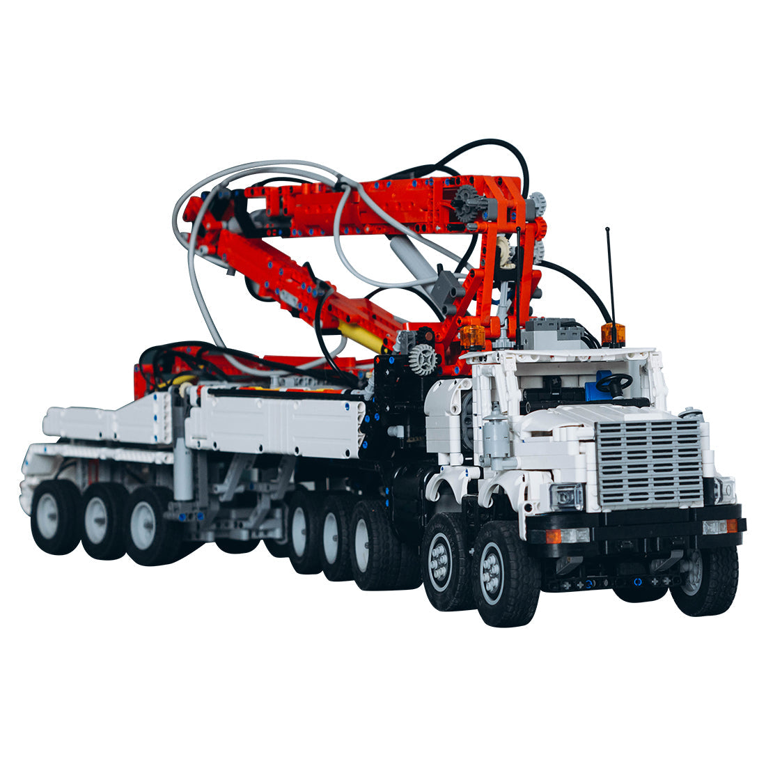 Image of Concrete Pump Truck 3661Pcs - moc-105070-concrete-pump-truck