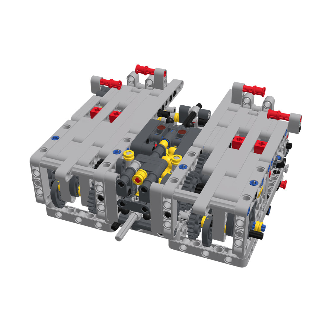 Image of Sequential Dual-Clutch Gearbox (Dsg) 8 Speeds Engine 568Pcs - moc-14405-sequential-dual-clutch-gearbox-dsg-8-speeds-engine