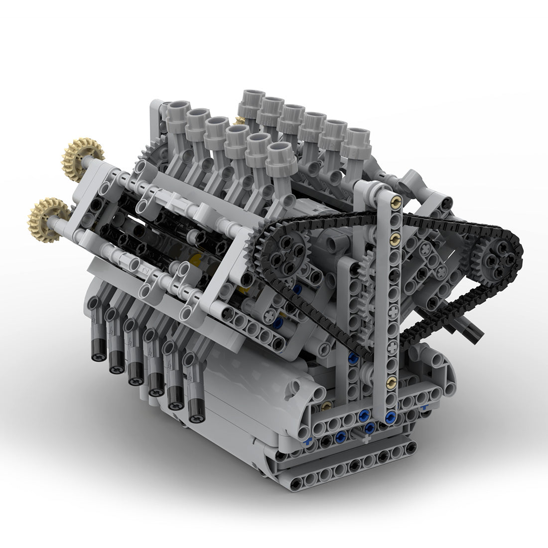 Image of product moc-40128-v12-engine-with-gearbox