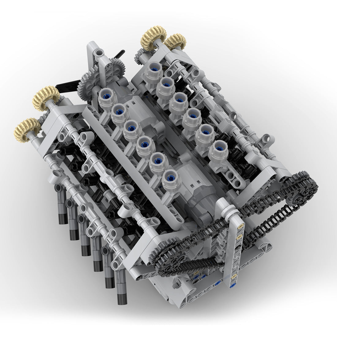 Image of product moc-40128-v12-engine-with-gearbox