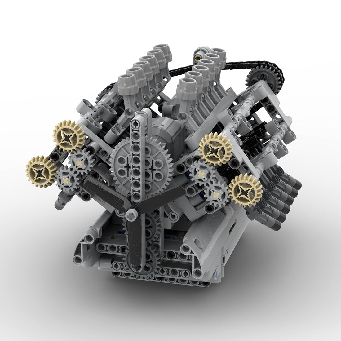 Image of product moc-40128-v12-engine-with-gearbox