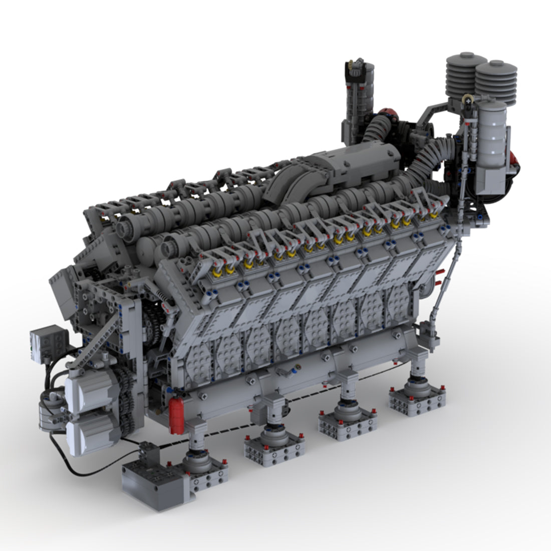 Image of product moc-73232-v16-diesel-engine-model