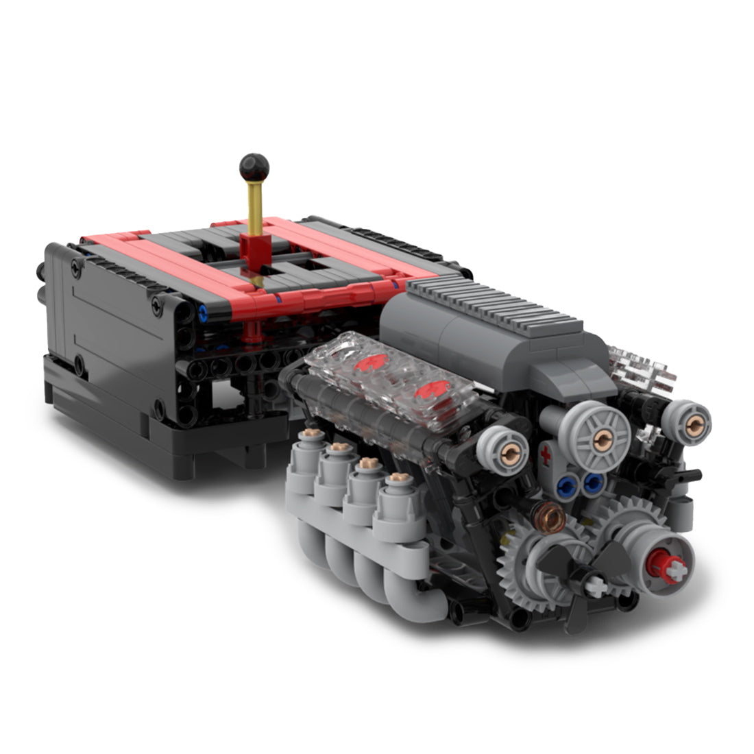 Image of product v8-engine-with-gearbox-tech-engine-model