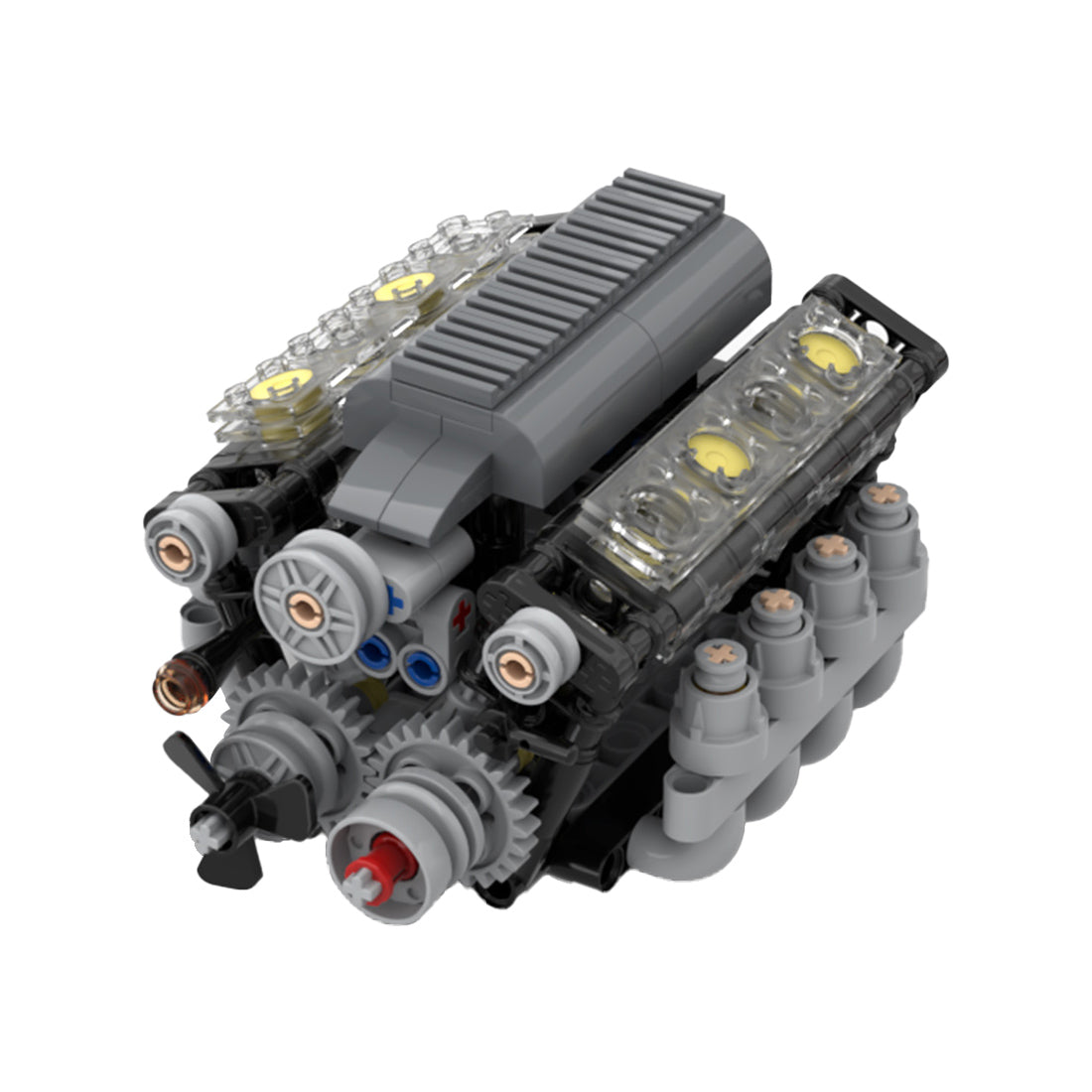 Image of product v8-engine-with-gearbox-tech-engine-model