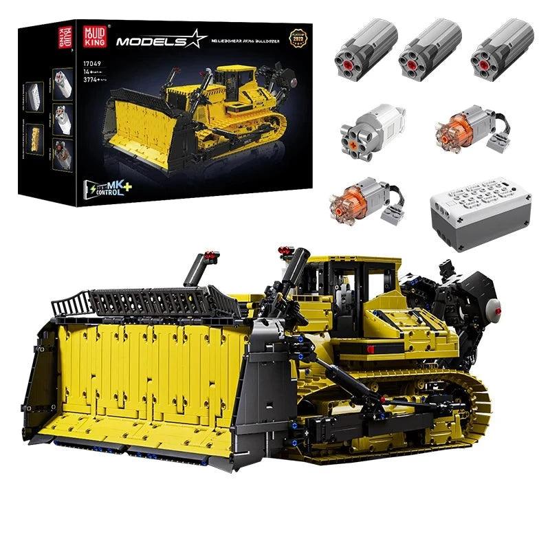 Liebherr PR766 Bulldozer 3774pcs-Building Blocks set -Turbo Moc