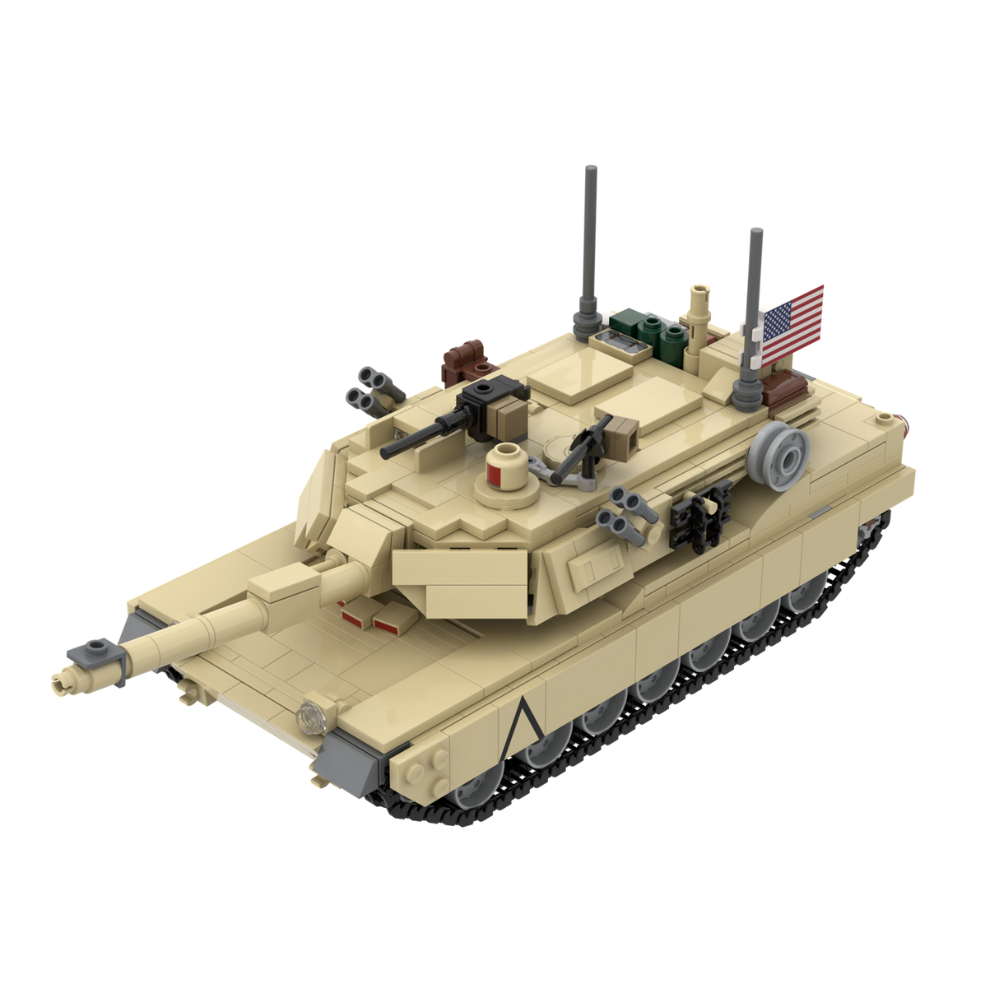 M1A2 Military Tank 881Pcs - Building blocks set- Turbo Moc