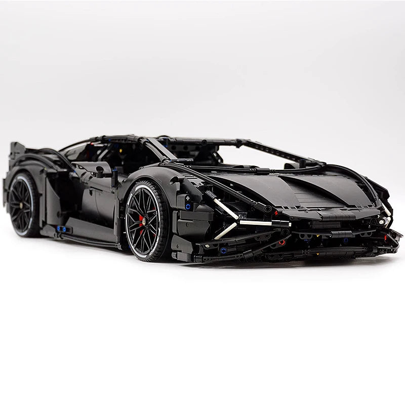 Lamborghini Sian FKP37 Black Edition - Lego compatible - Turbo Moc