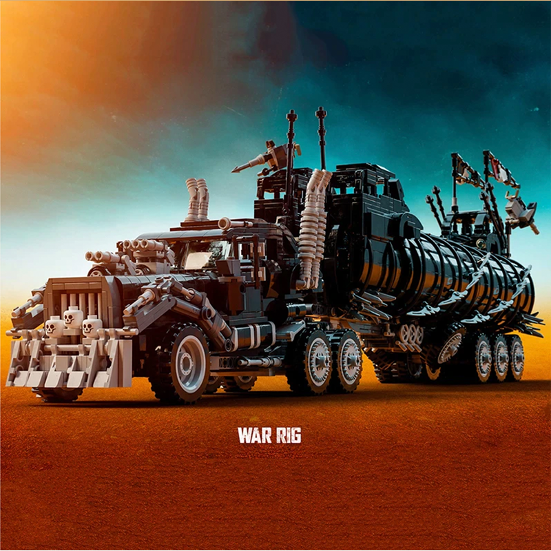 Mad Max War Rig 3323pcs-Building Blocks set -Turbo Moc