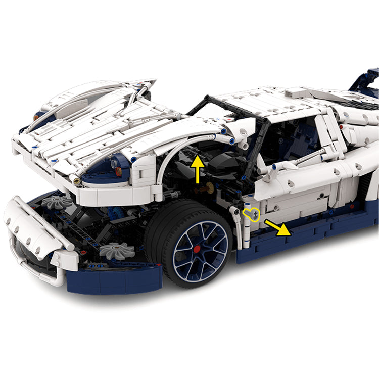 Maserati MC12 M144S | 3992pcs-Building Blocks set -Turbo Moc