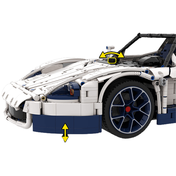 Maserati MC12 M144S | 3992pcs-Building Blocks set -Turbo Moc