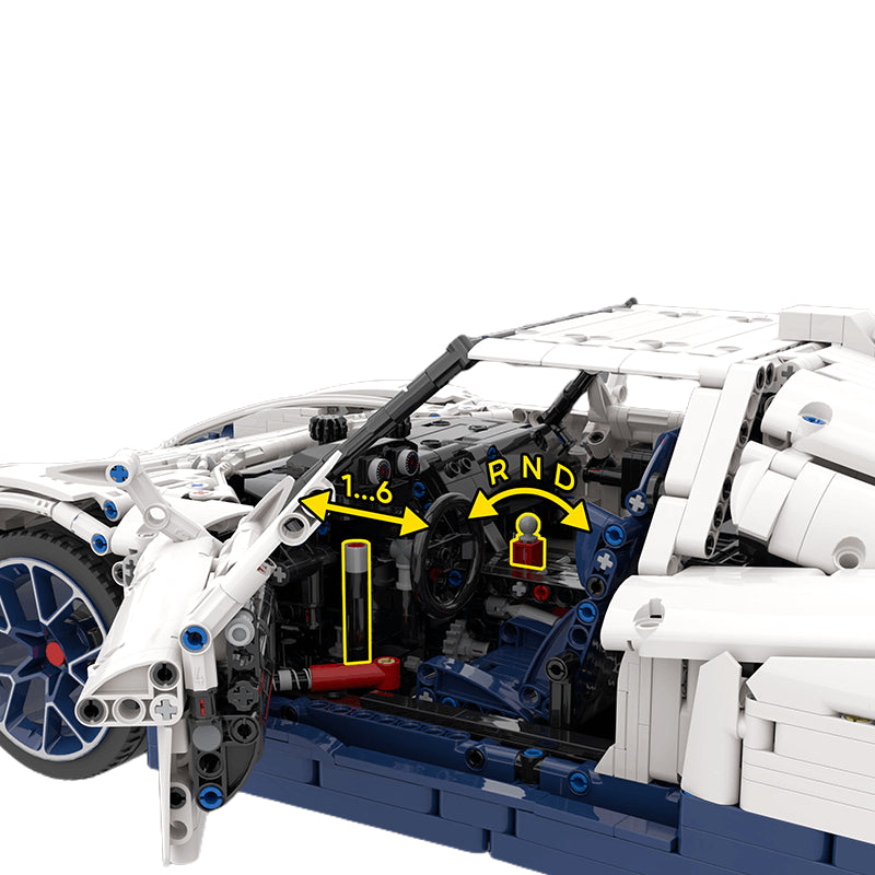 Maserati MC12 M144S | 3992pcs-Building Blocks set -Turbo Moc