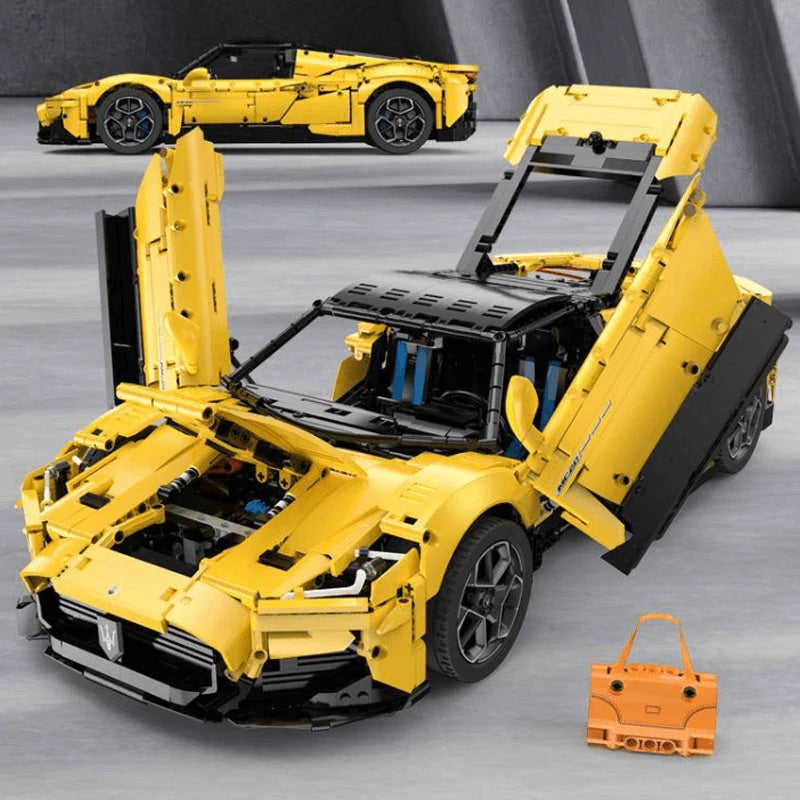 Maserati MC20 Nettuno 3400pcs-Building Blocks set -Turbo Moc